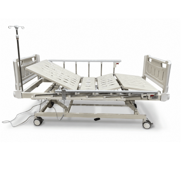 Cama Hospitalaria Electrica 3 Funciones + Atríl porta Suero  + colchón 190x90x13cm SKU: BX-A05