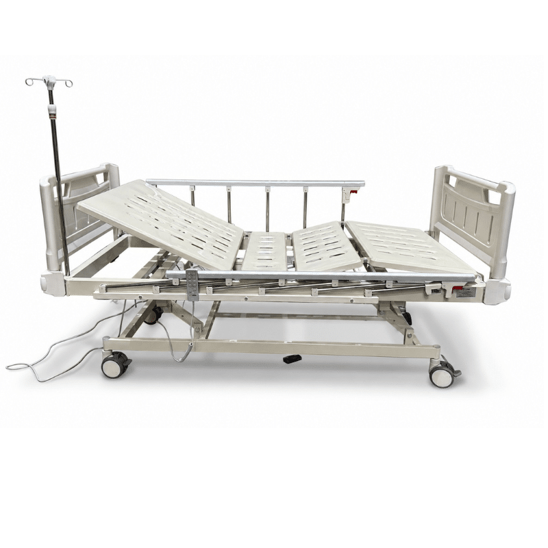 Cama Hospitalaria Electrica 3 Funciones + Atríl porta Suero SKU: BX-A05