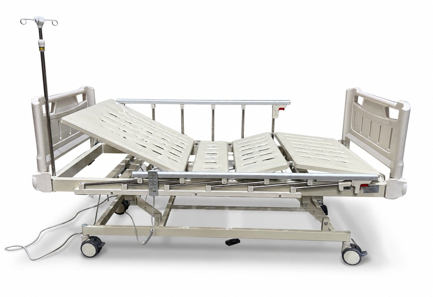Cama Hospitalaria Electrica 3 Funciones + Atríl porta Suero SKU: BX-A05 - Imagen 3
